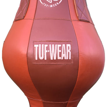 Tuf Wear Classic Brown Leather Uppercut Punchbag (Approx 23kg)