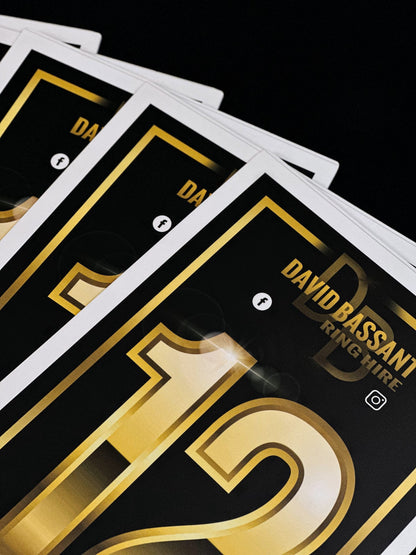Boxing/MMA Round Cards