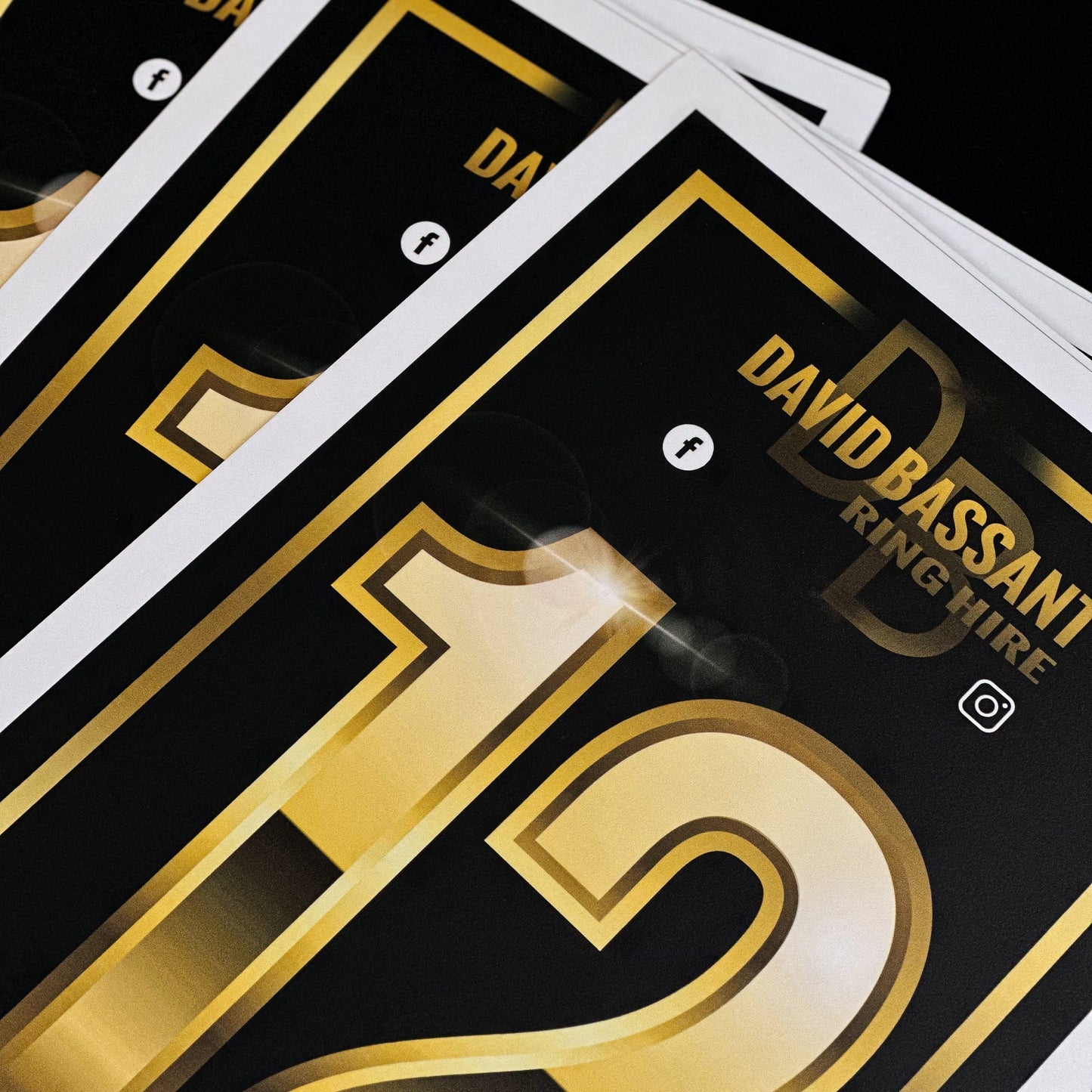 Boxing/MMA Round Cards