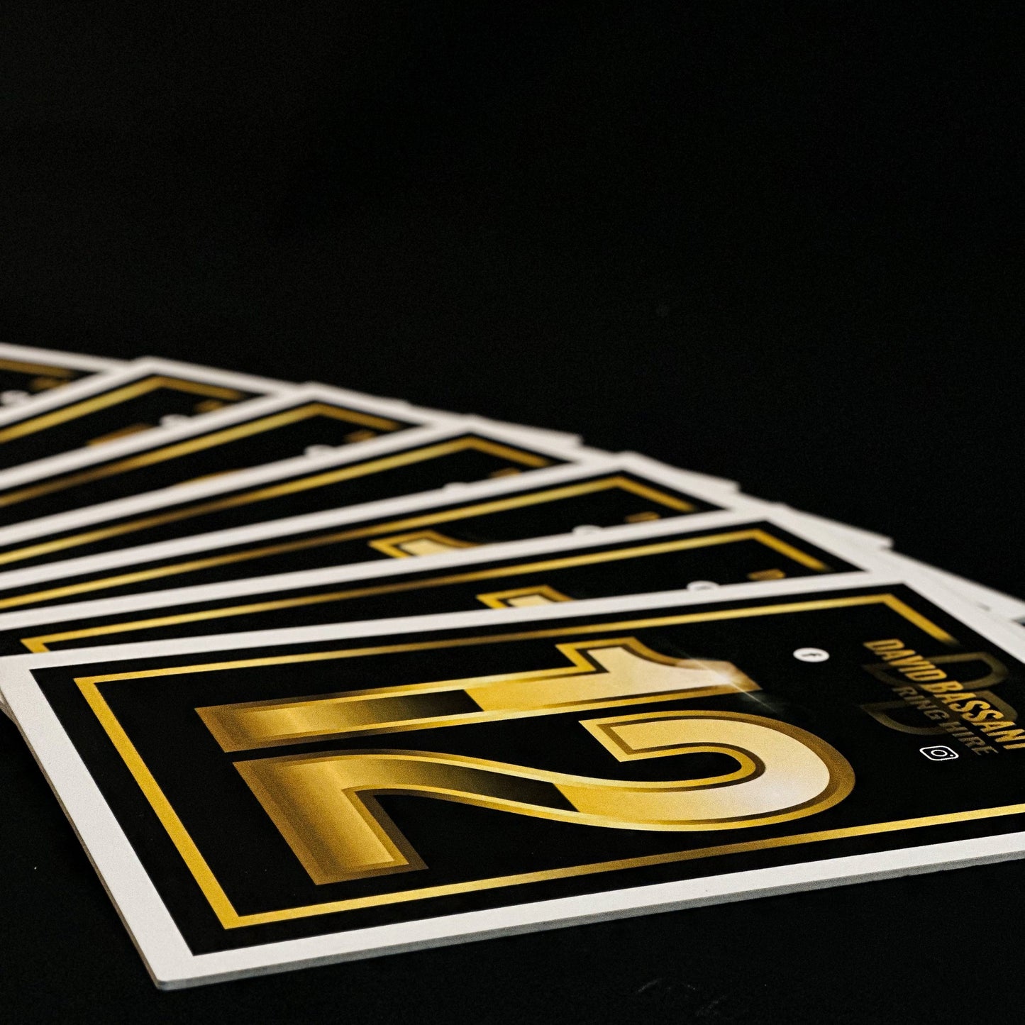 Boxing/MMA Round Cards