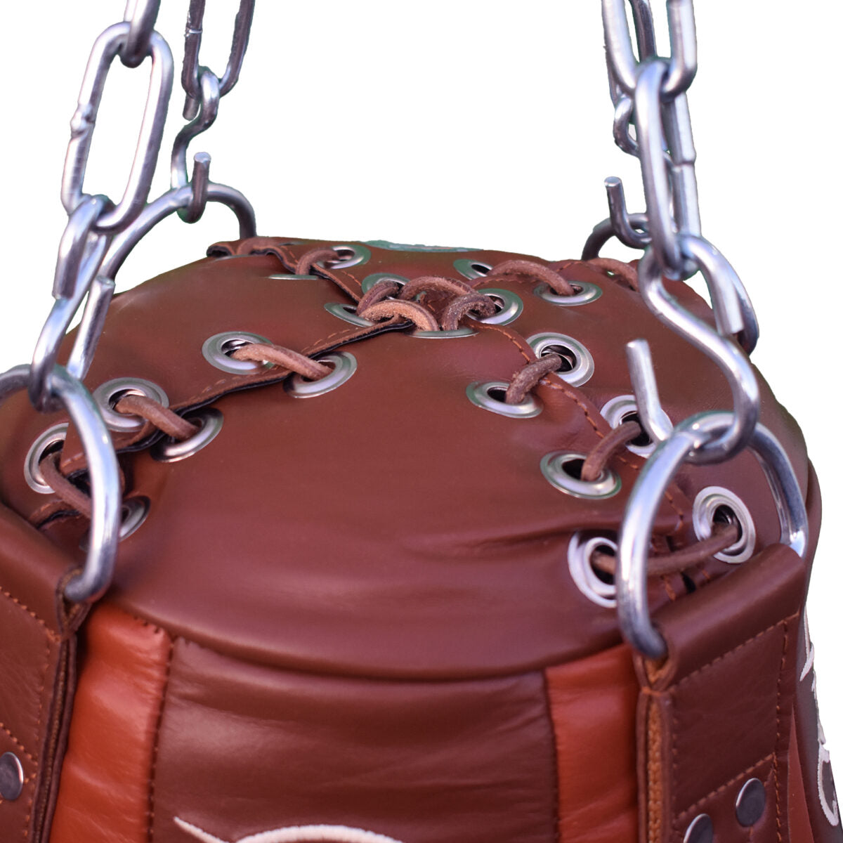 Tuf Wear Classic Brown Leather Uppercut Punchbag (Approx 23kg)